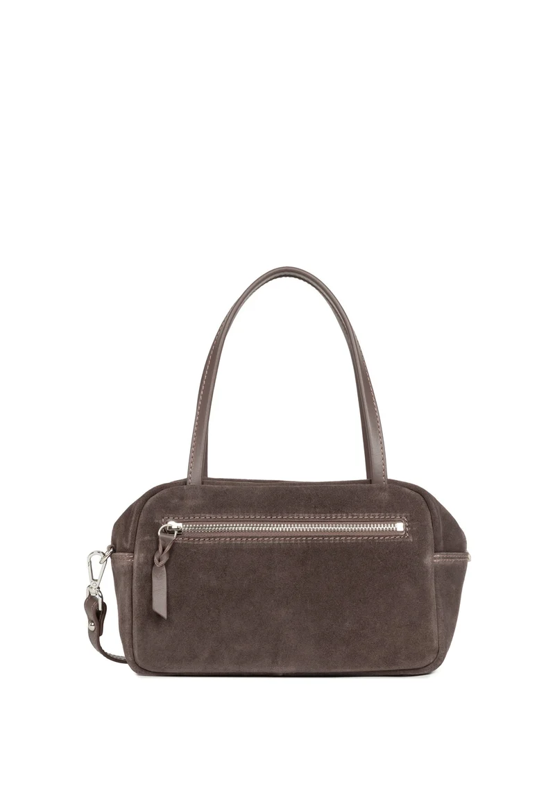 Lancaster Sac à main Zippé M Suède IT Marron