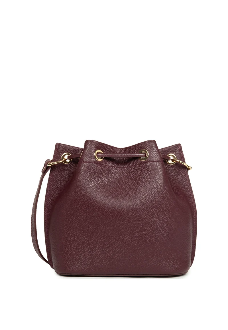 Lancaster Sac bourse A lacets coulissants M Alba Double Bordeaux foncé