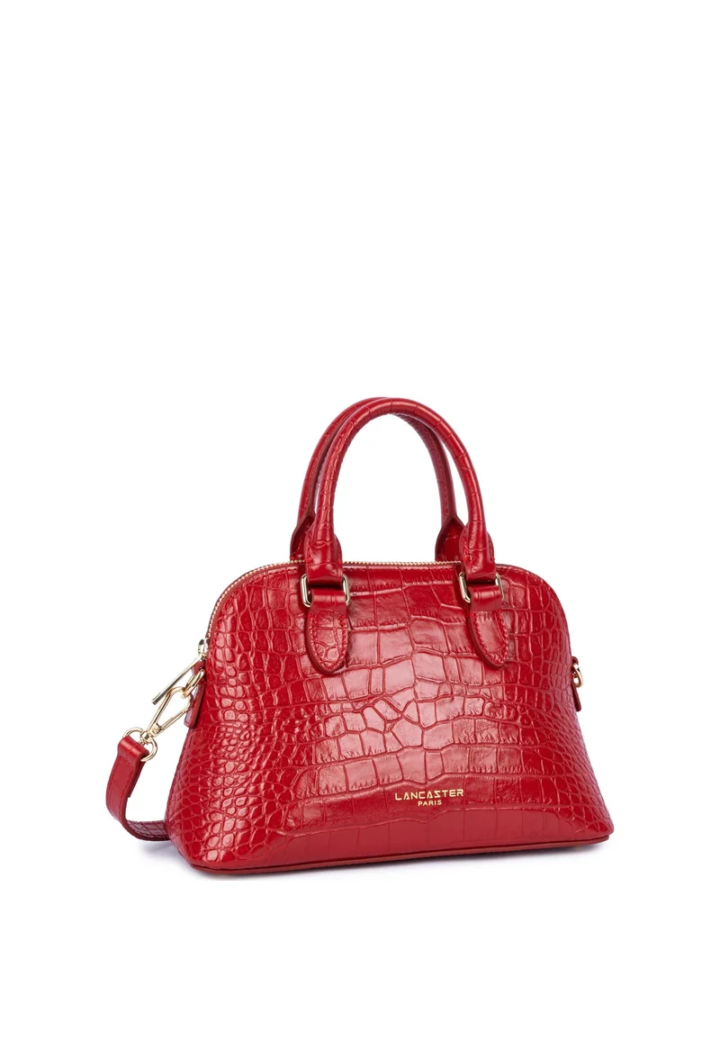 Lancaster Sac demi lune Zippée M Exo Rouge