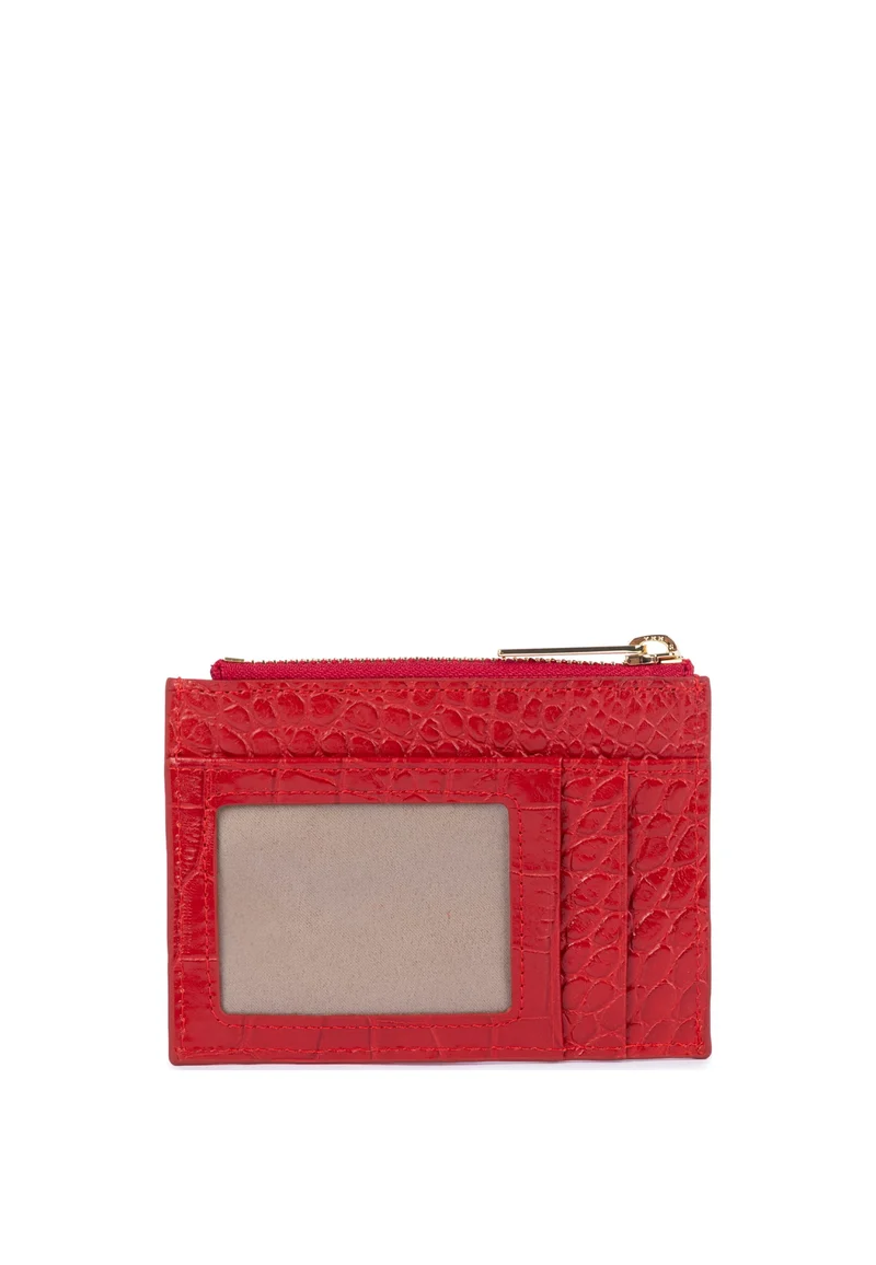 Lancaster Porte-cartes Zippé Exo Rouge