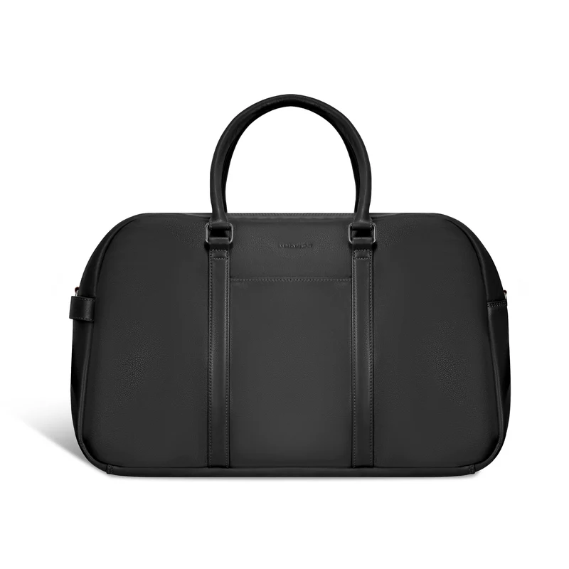Onyx Leather Duffle Bag