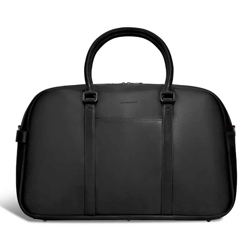 Onyx Leather Duffle Bag