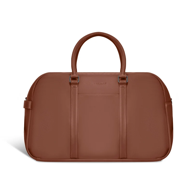 Onyx Leather Duffle Bag