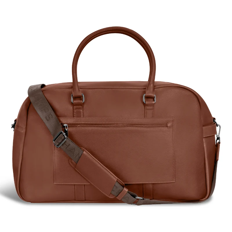 Onyx Leather Duffle Bag