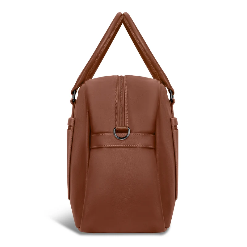 Onyx Leather Duffle Bag