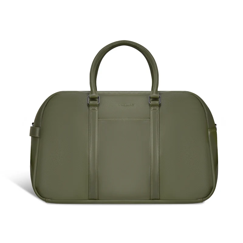 Onyx Leather Duffle Bag