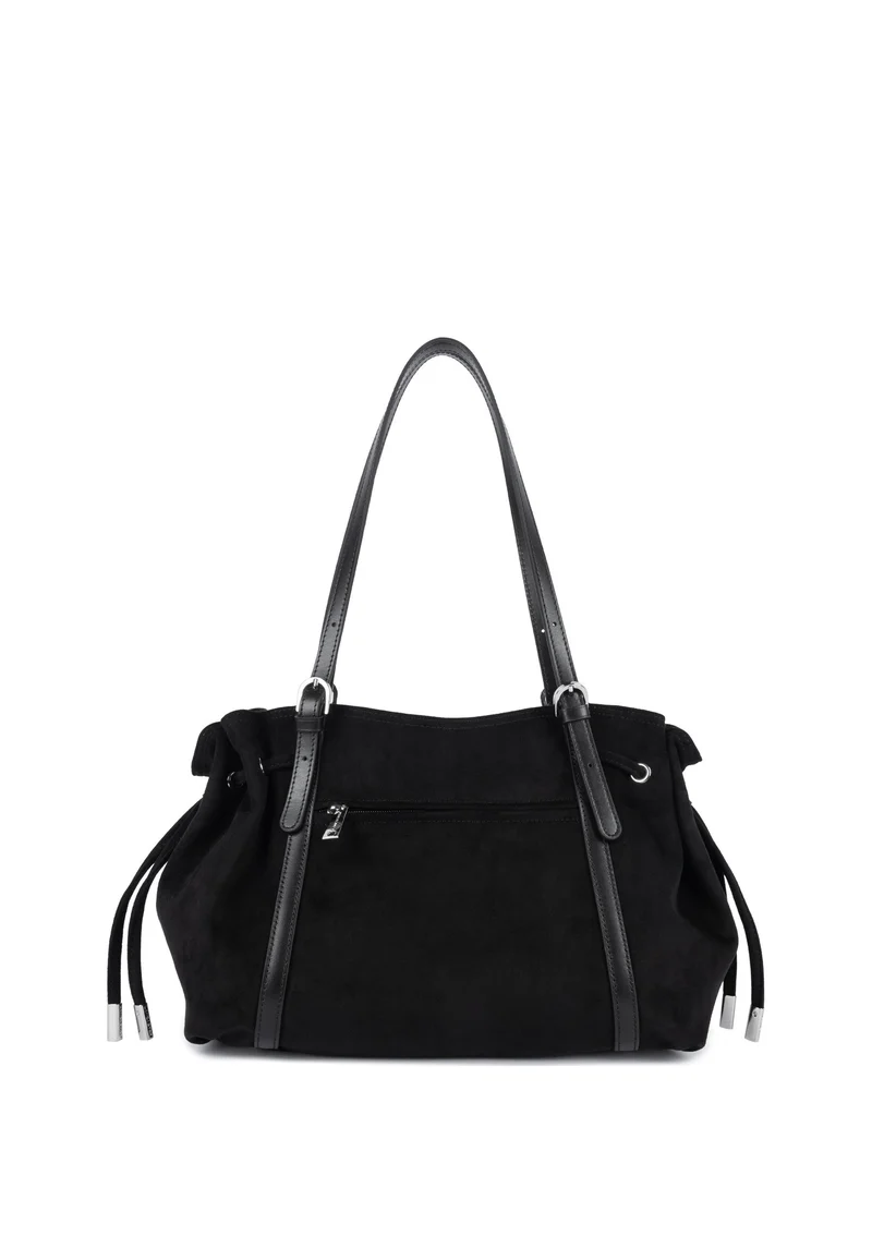 Lancaster Sac cabas épaule Zippé L Velvet Emma Noir