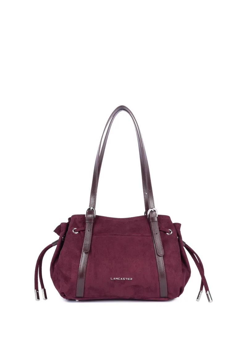 Lancaster Sac cabas épaule Zippé M Velvet Emma Bordeaux