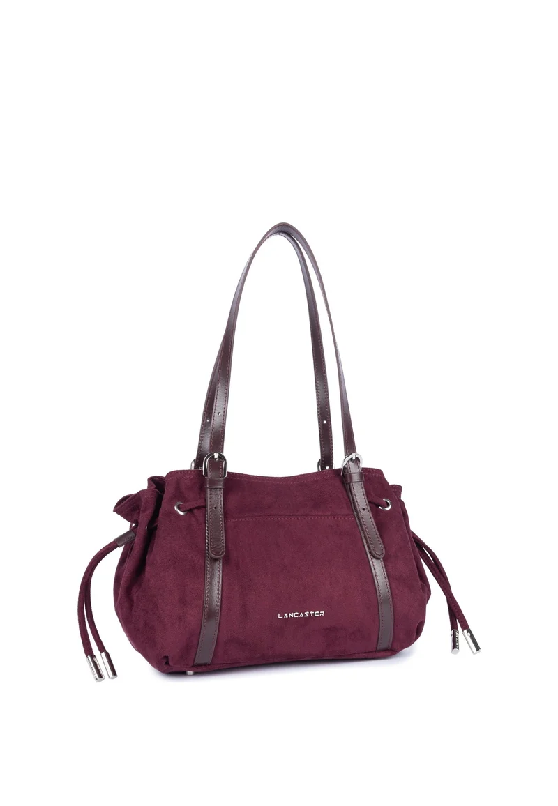 Lancaster Sac cabas épaule Zippé M Velvet Emma Bordeaux