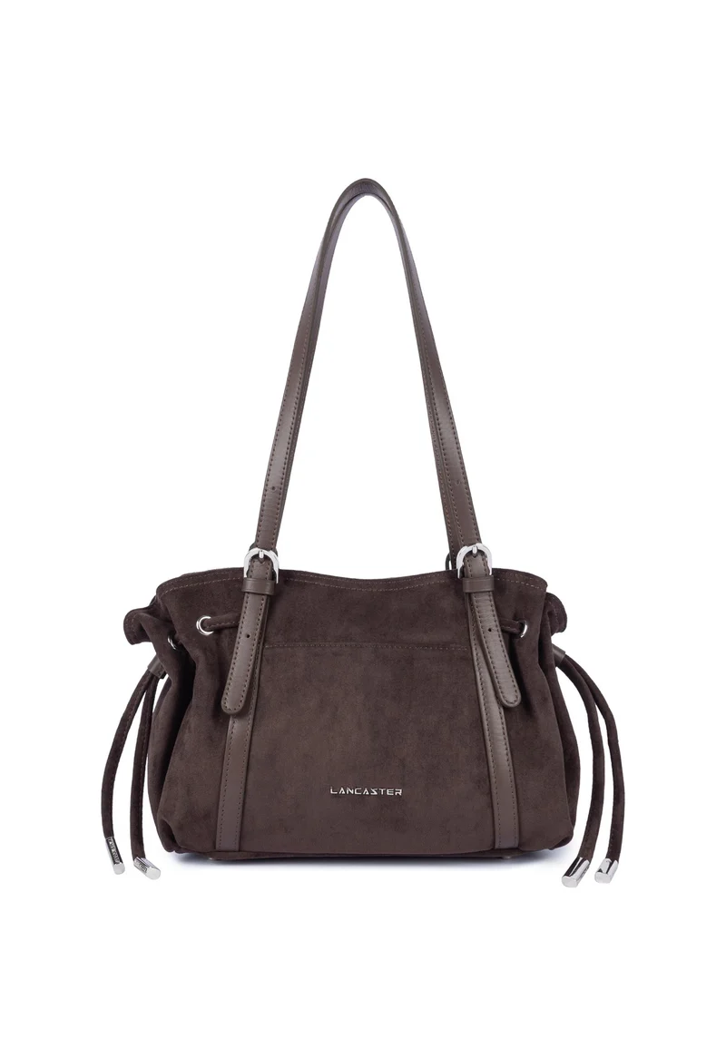 Lancaster Sac cabas épaule Zippé M Velvet Emma Marron