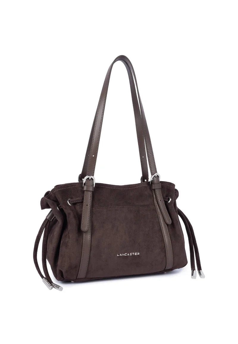 Lancaster Sac cabas épaule Zippé M Velvet Emma Marron