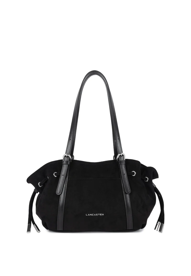 Lancaster Sac cabas épaule Zippé M Velvet Emma Noir