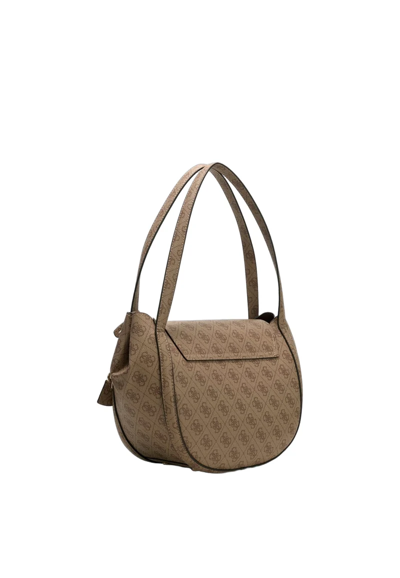 Guess Sac à Rabat Coleen Monogramme Latte Logo