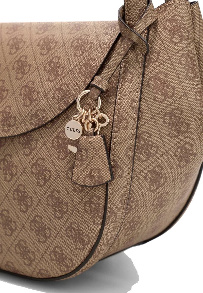 Guess Sac à Rabat Coleen Monogramme Latte Logo