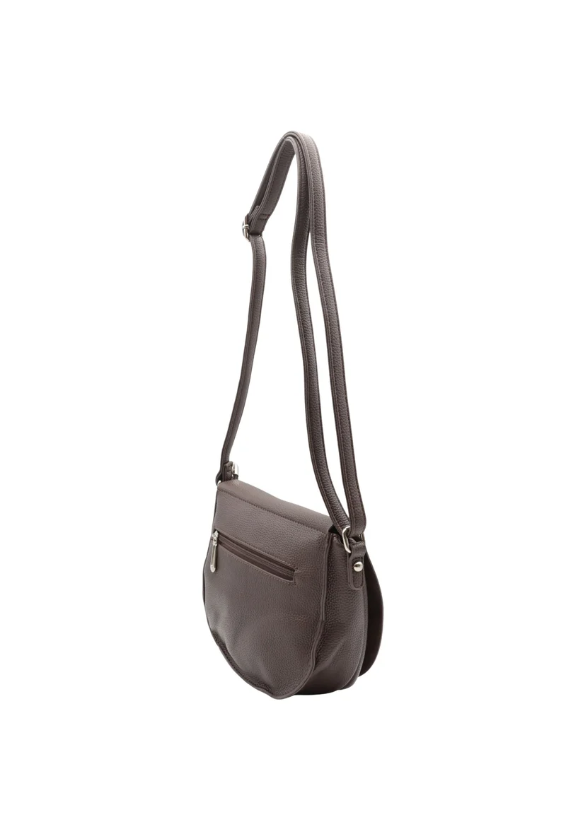 Sac porté croisé à rabat F7533 Flora & Co Chocolat