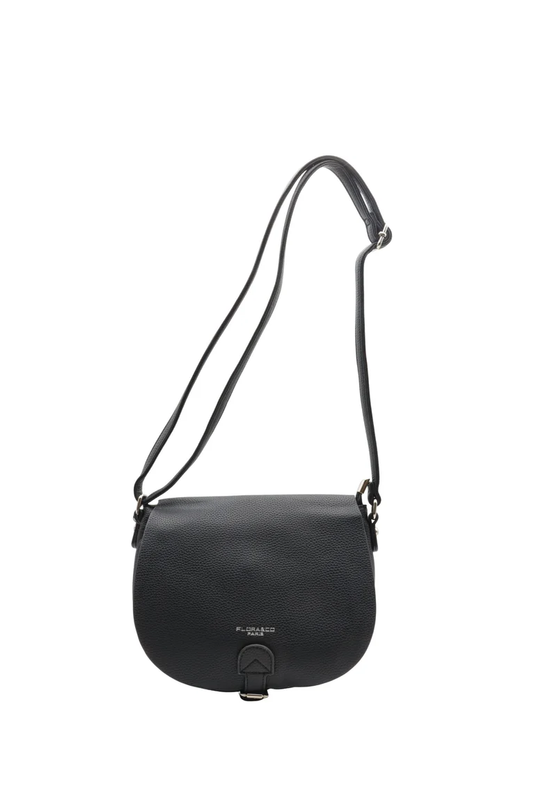 Sac porté croisé à rabat F7533 Flora & Co Noir