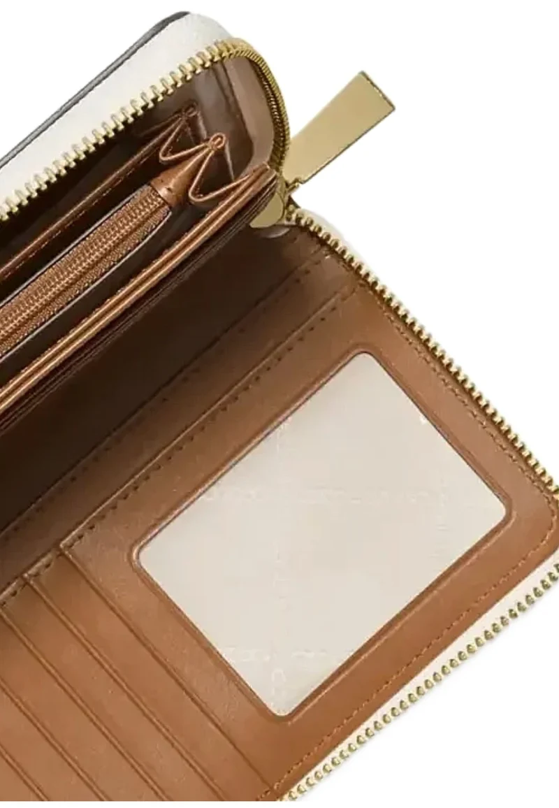 Michael Kors Porte monnaie / billet Jet Set Beige