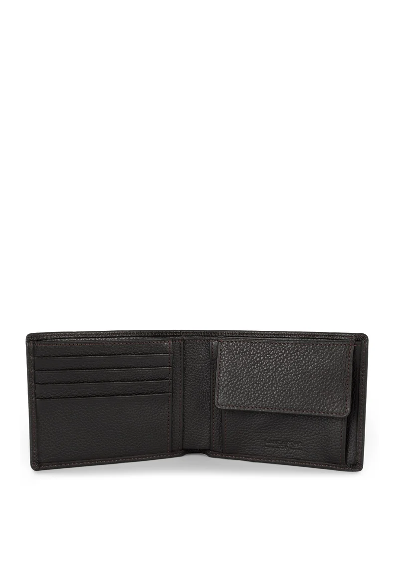 Lancaster Porte-cartes Pliée L Milano Gentlemen Cuir Marron