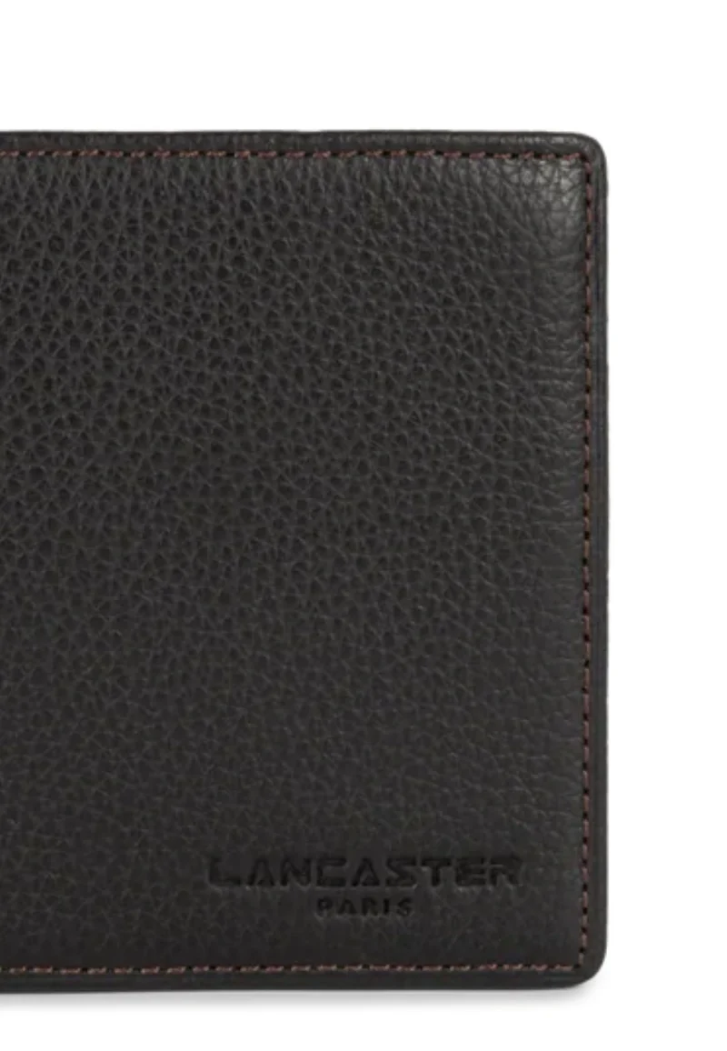 Lancaster Porte-cartes Pliée L Milano Gentlemen Cuir Marron