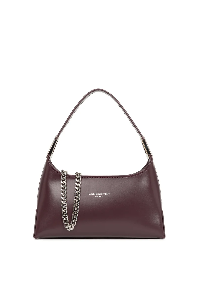 Lancaster Sac à main Zippé S Suave Ace Cuir Bordeaux Foncé