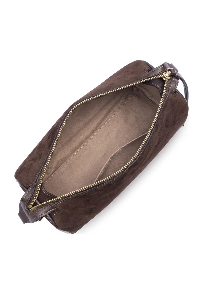 Lancaster Sac rectangle Zippé M Suède Marron