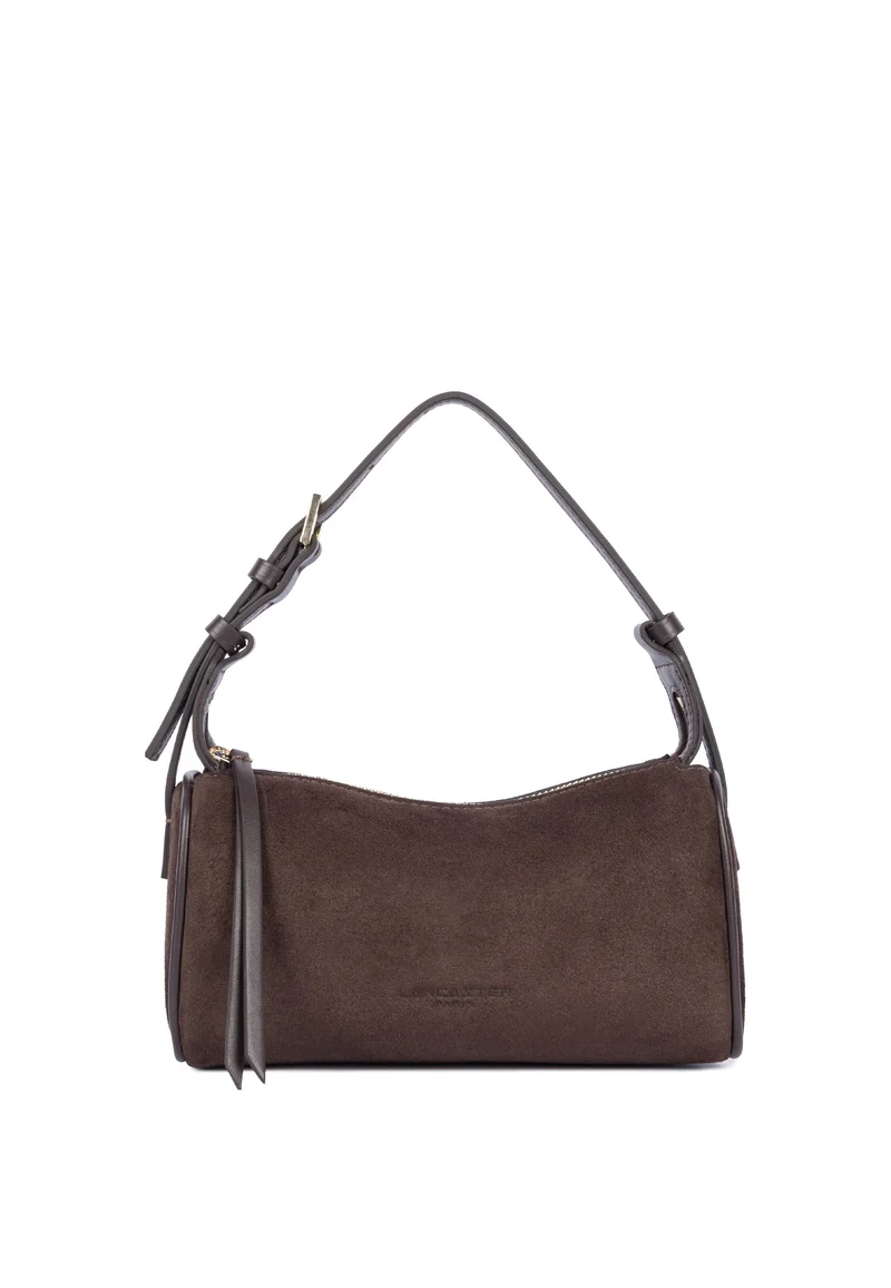 Lancaster Sac rectangle Zippé S Suède Marron