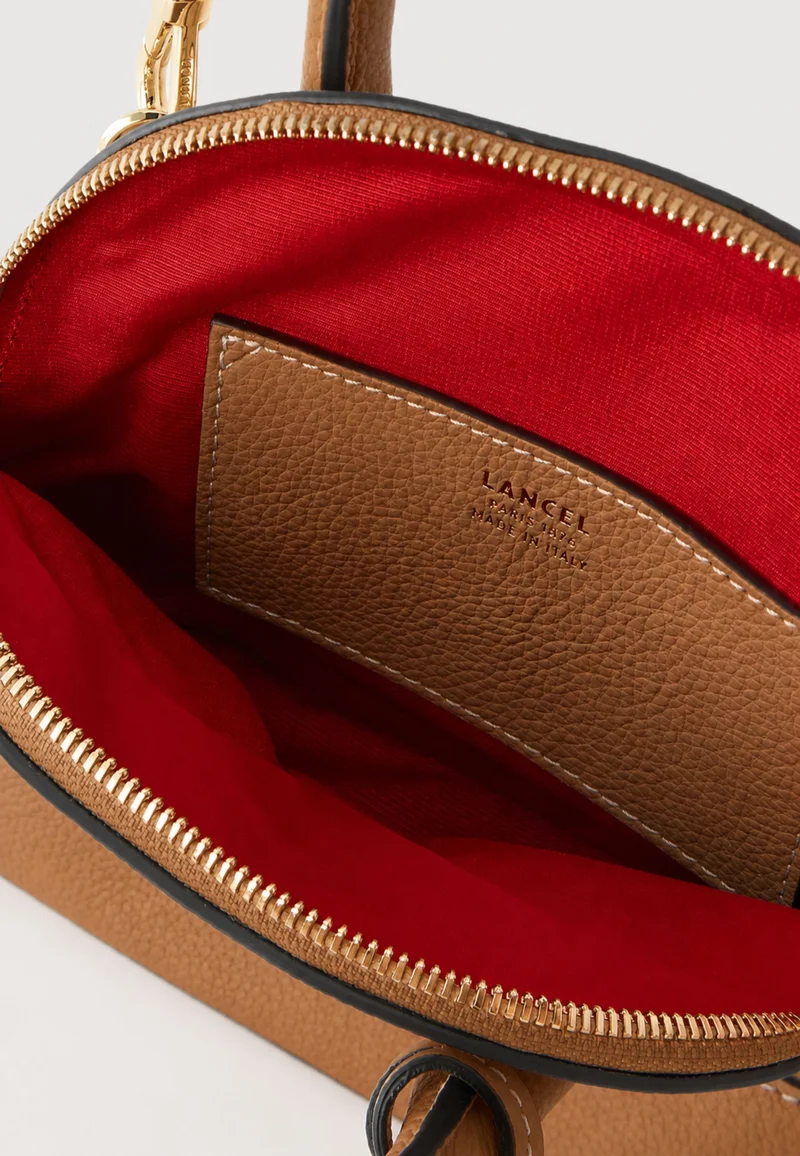 Lancel Belleville Mini Sac Bugatti Cuir Camel