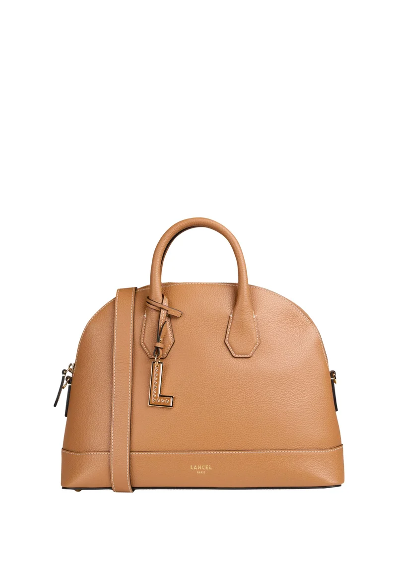 Lancel Belleville Sac Bugatti M Cuir Camel