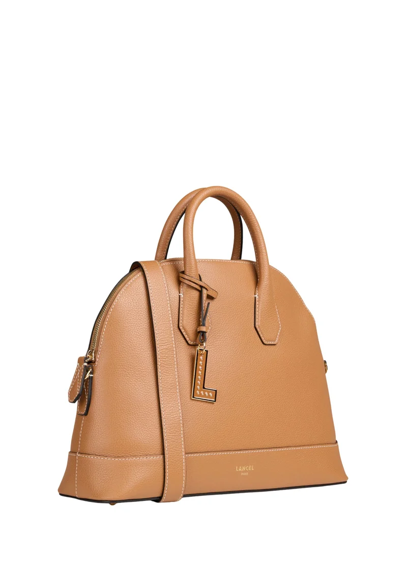 Lancel Belleville Sac Bugatti M Cuir Camel