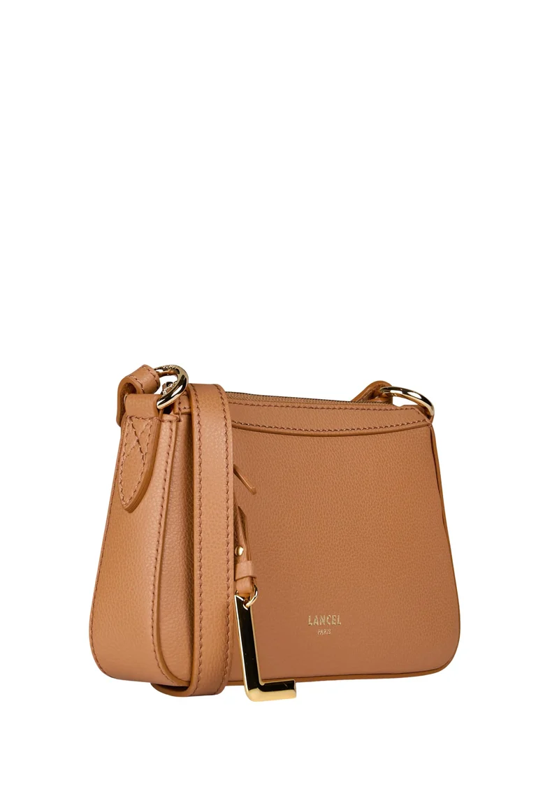 Lancel Faubourg Mini Sac Bandoulière Zippé Camel