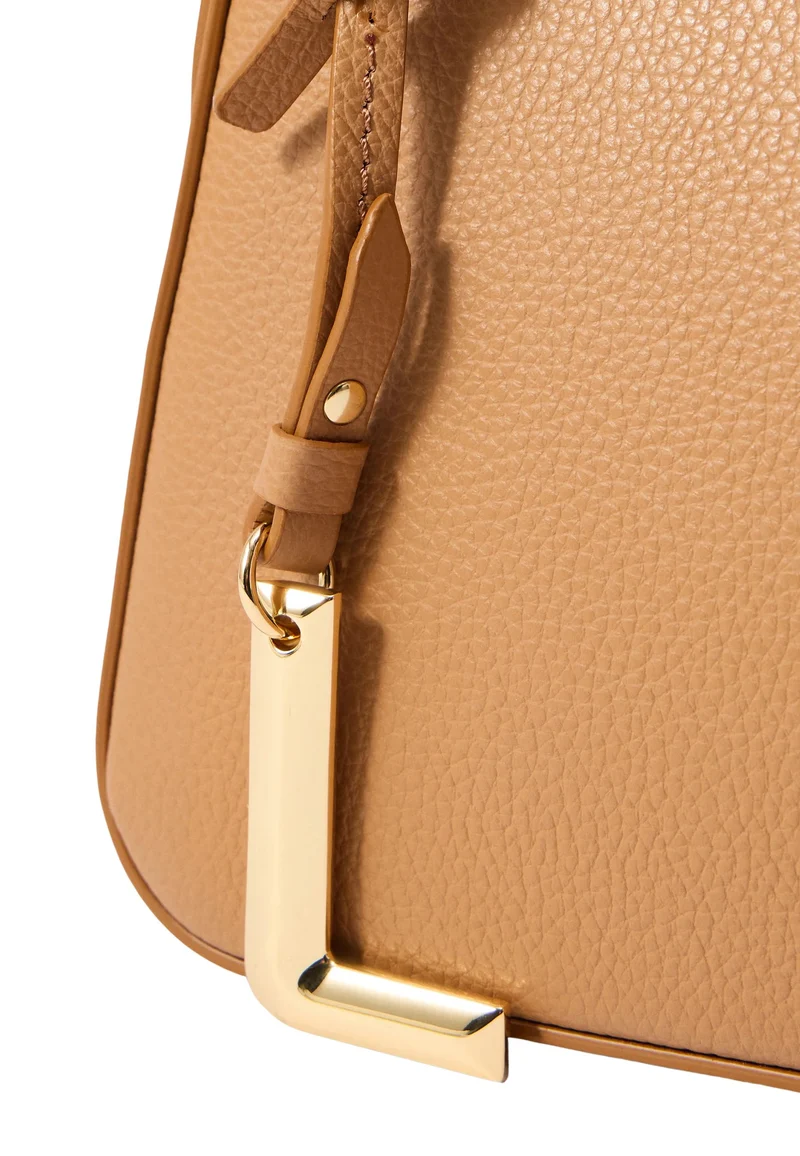 Lancel Faubourg Mini Sac Bandoulière Zippé Camel