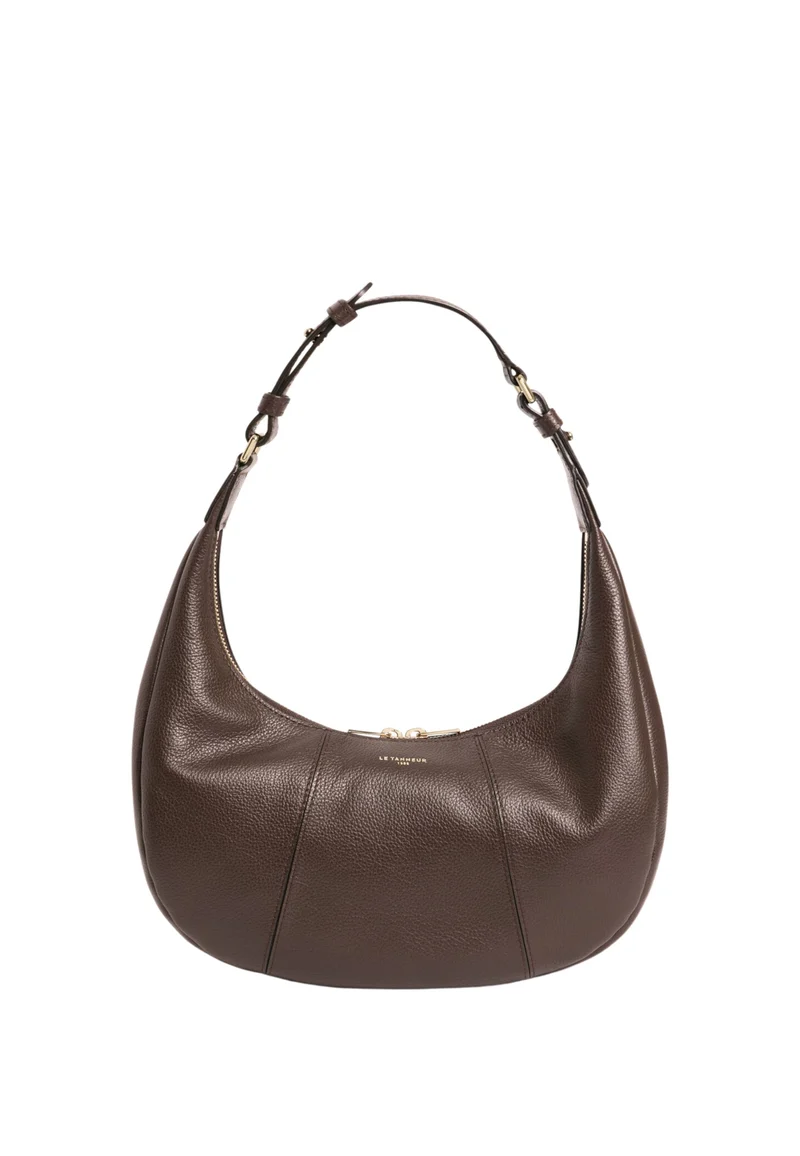 Le Tanneur Petit Sac hobo Juliette Marron Arabica
