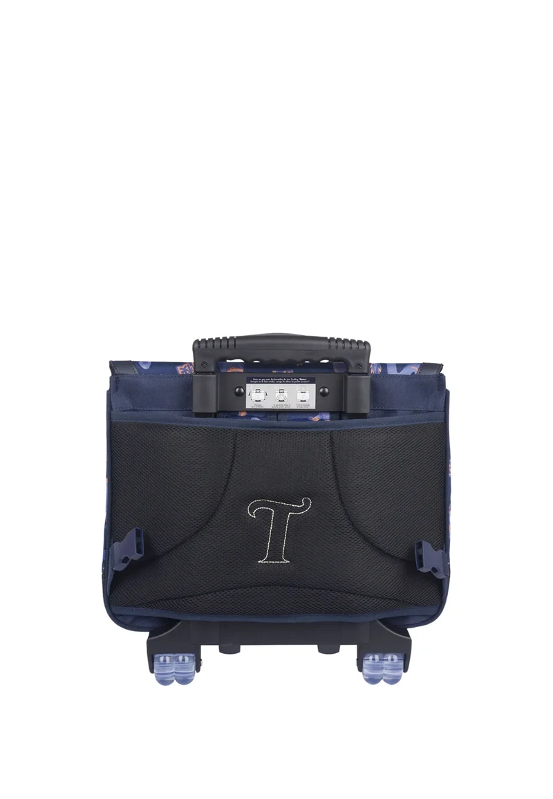 Tann's Cartable trolley Adam bleu 38cm