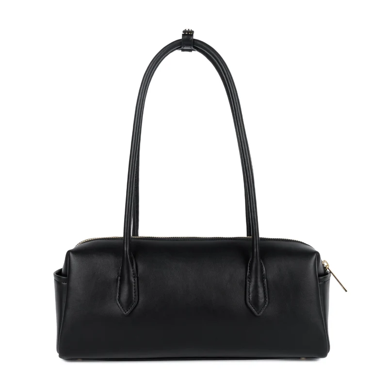 Lancaster Sac trotteur Zippé Donna Cube Noir