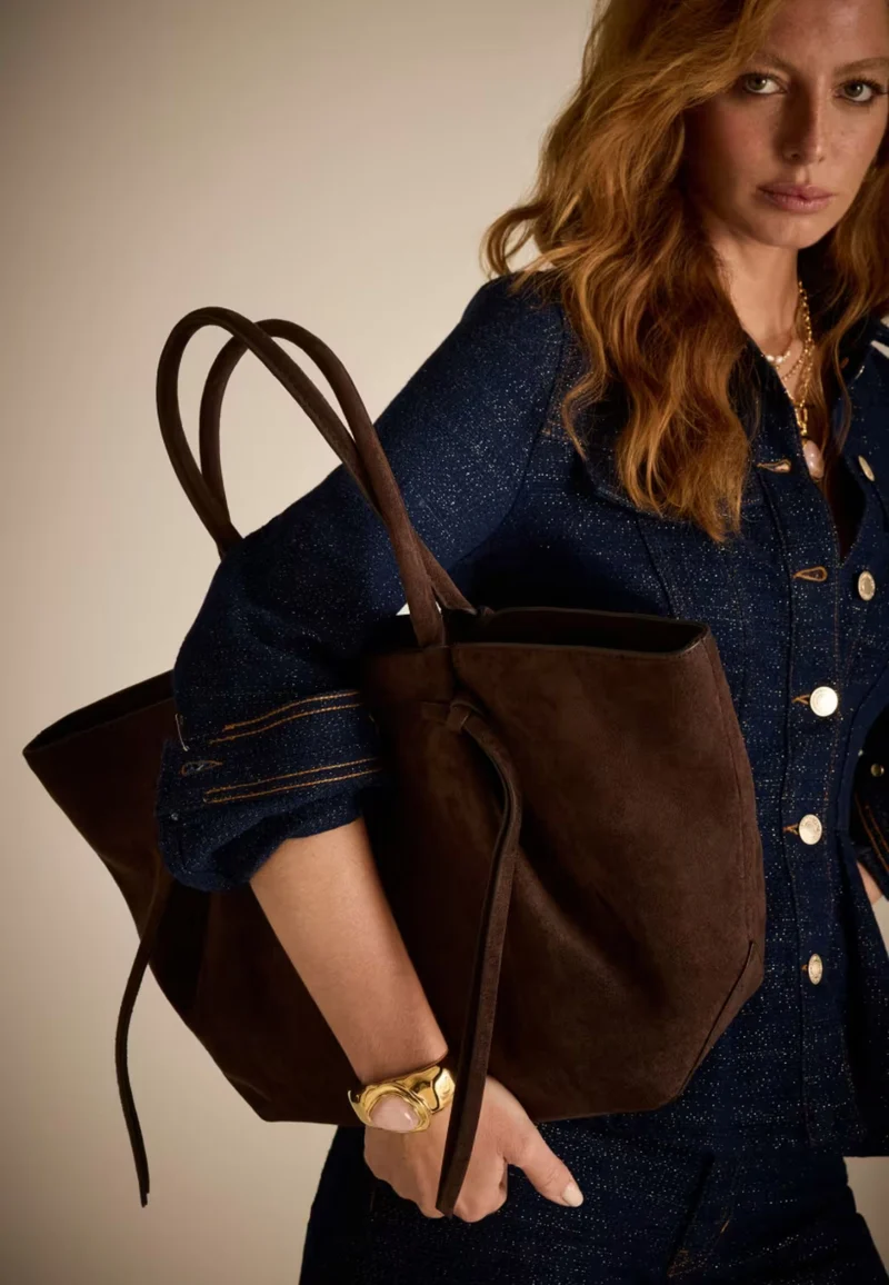 Guess Cabas Allegra en Suède Espresso