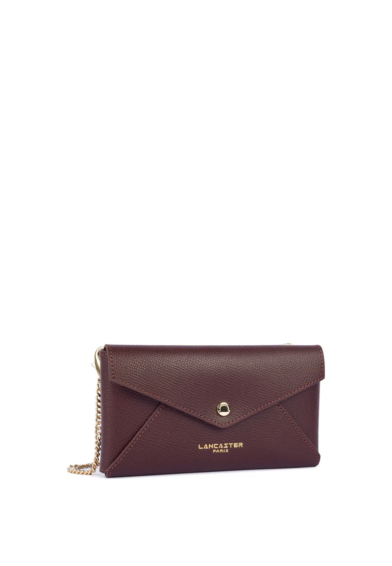 Lancaster Pochette A rabat avec pression Sierra PM Bordeaux foncé