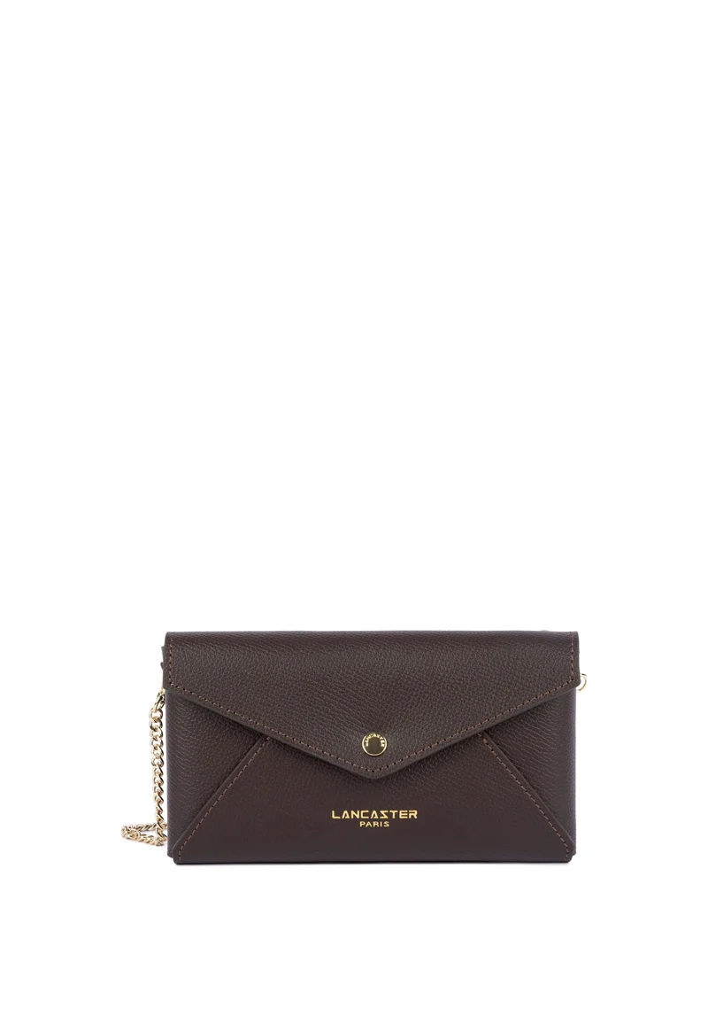 Lancaster Pochette A rabat avec pression Sierra PM Marron Foncé