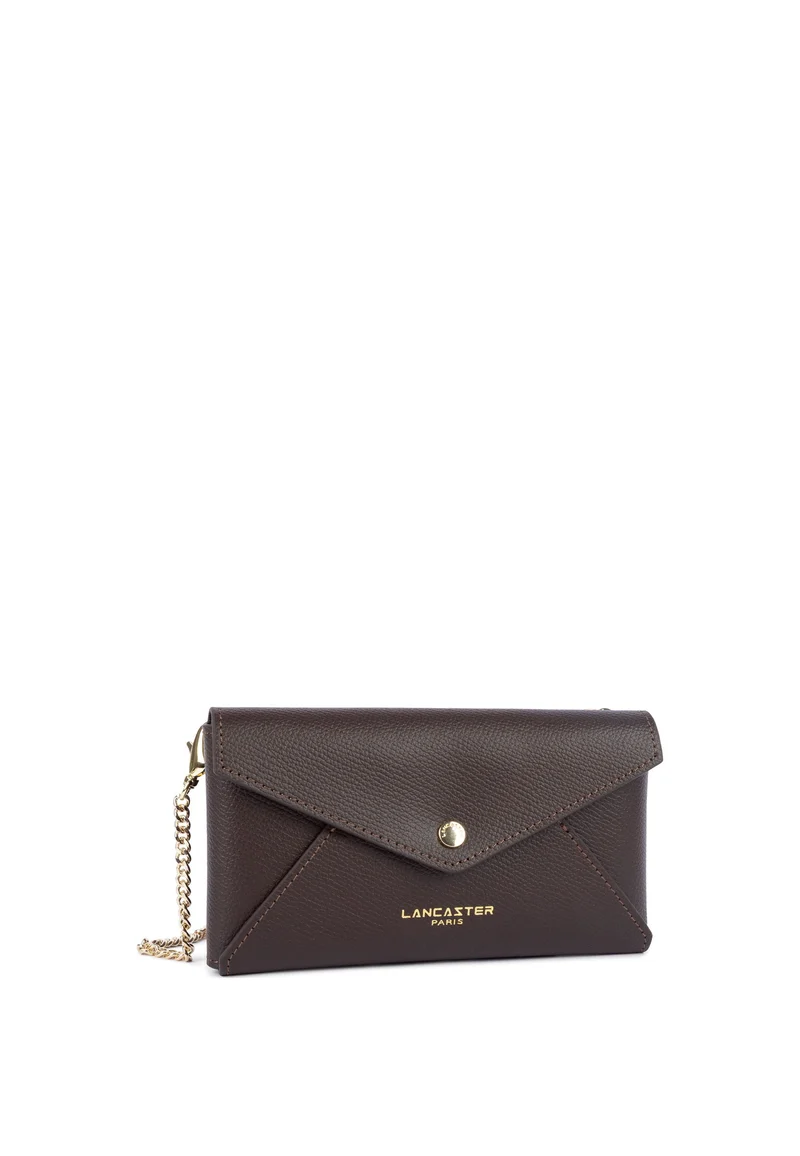 Lancaster Pochette A rabat avec pression Sierra PM Marron Foncé
