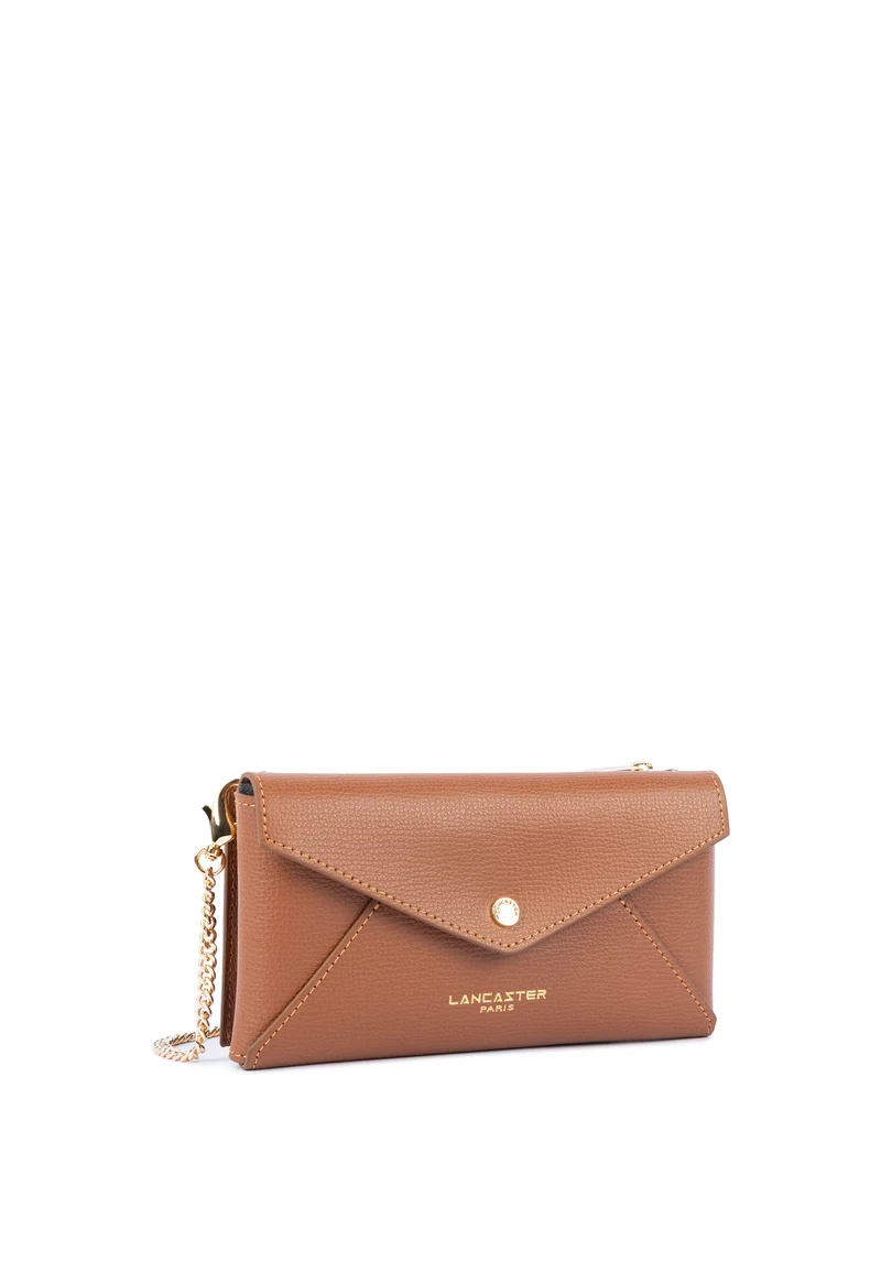 Lancaster Pochette A rabat avec pression Sierra PM Camel