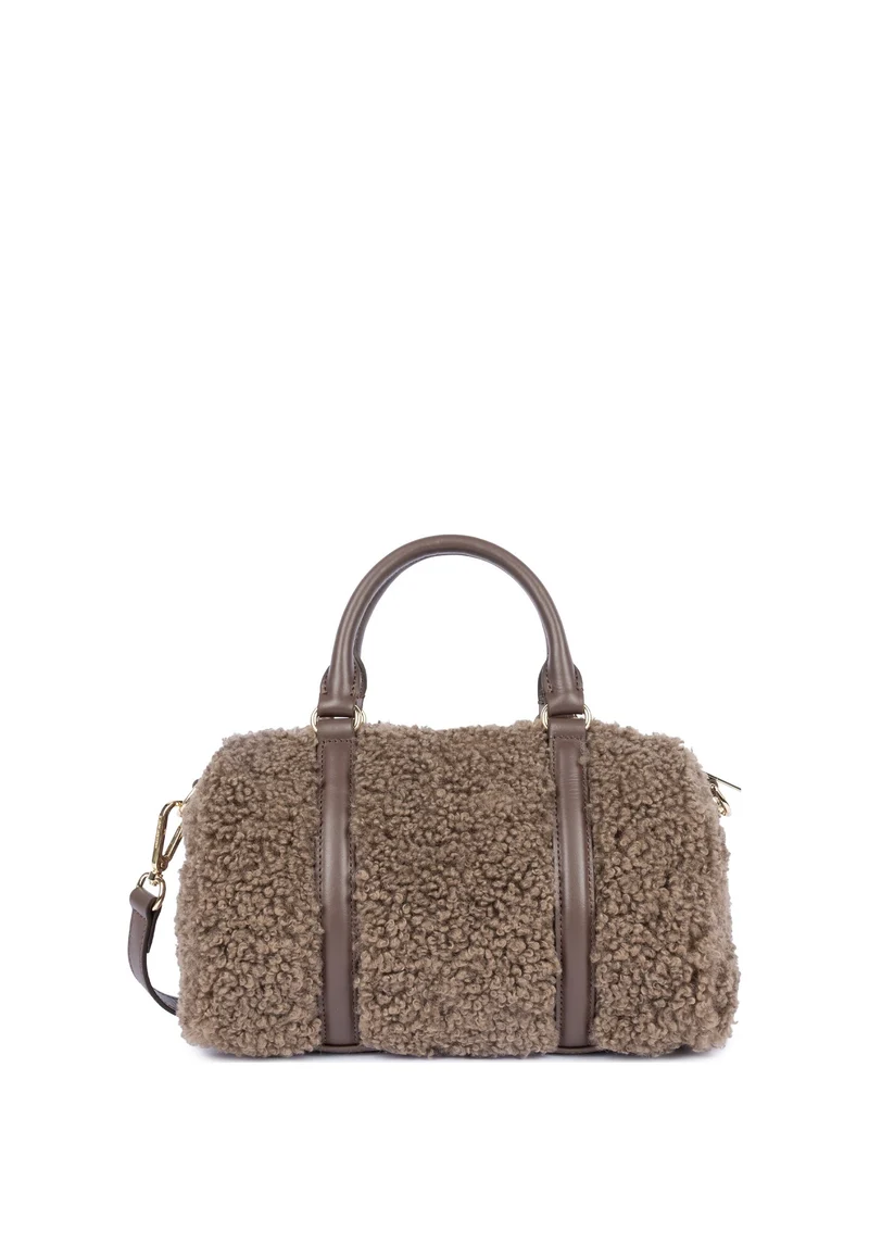 Lancaster Sac polochon Zippé M Moumoute Marron