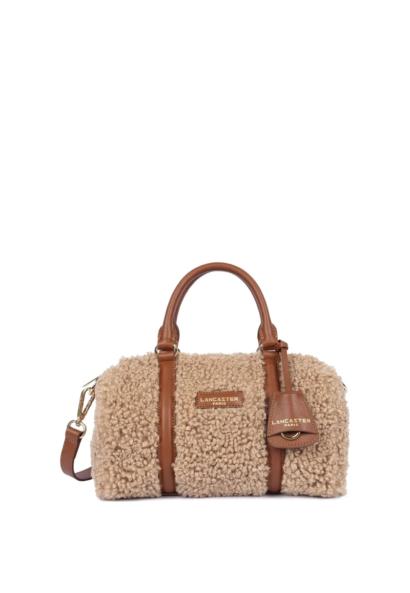 Lancaster Sac polochon Zippé M Moumoute Cognac