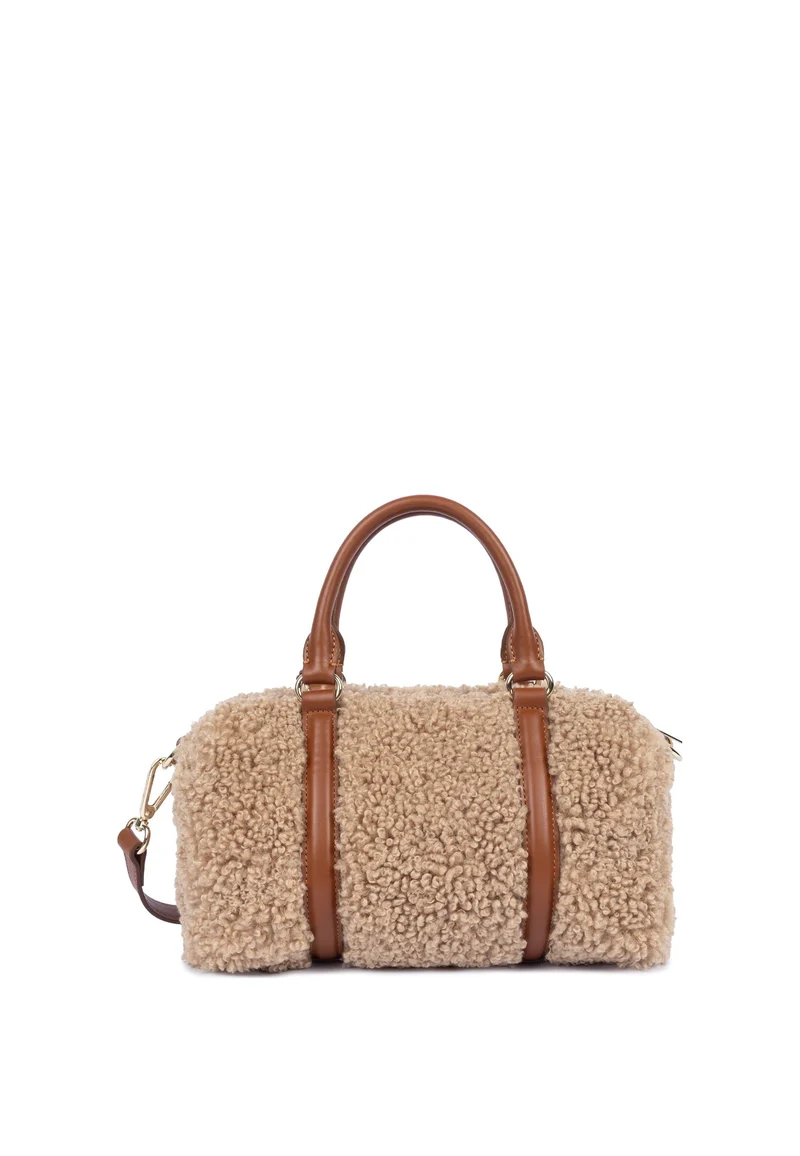Lancaster Sac polochon Zippé M Moumoute Cognac