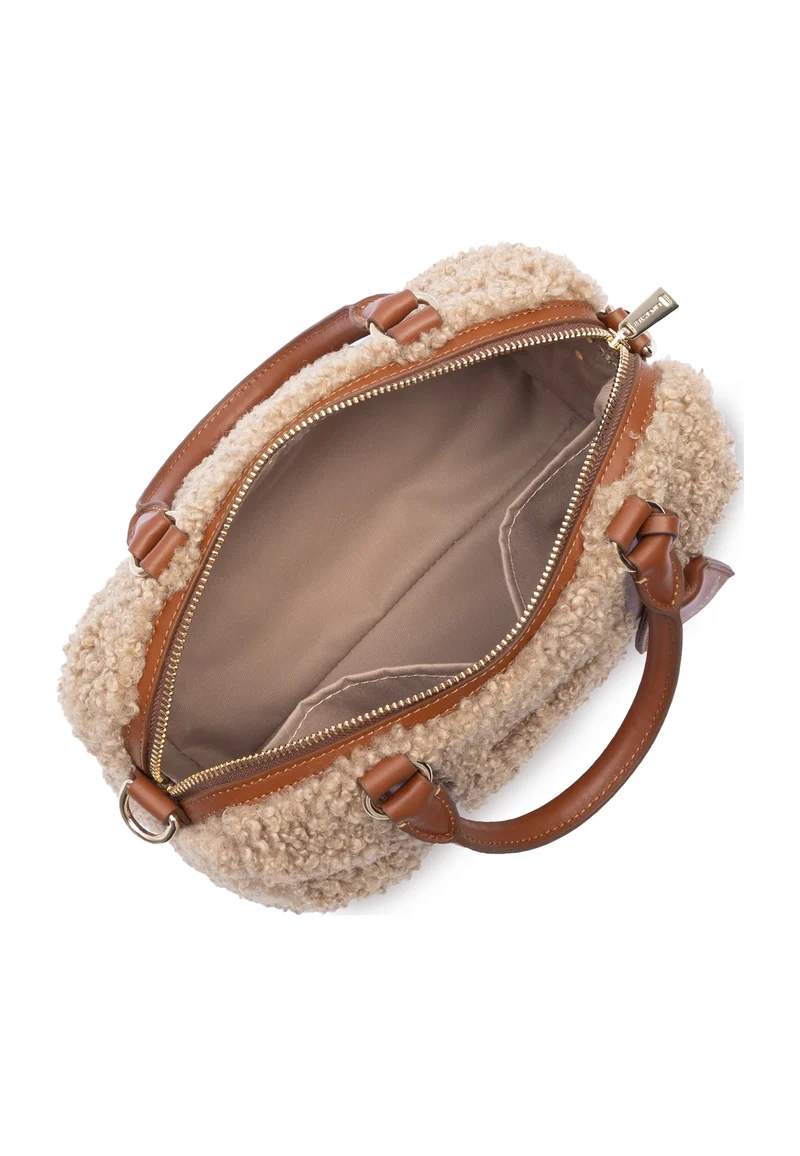 Lancaster Sac polochon Zippé M Moumoute Cognac