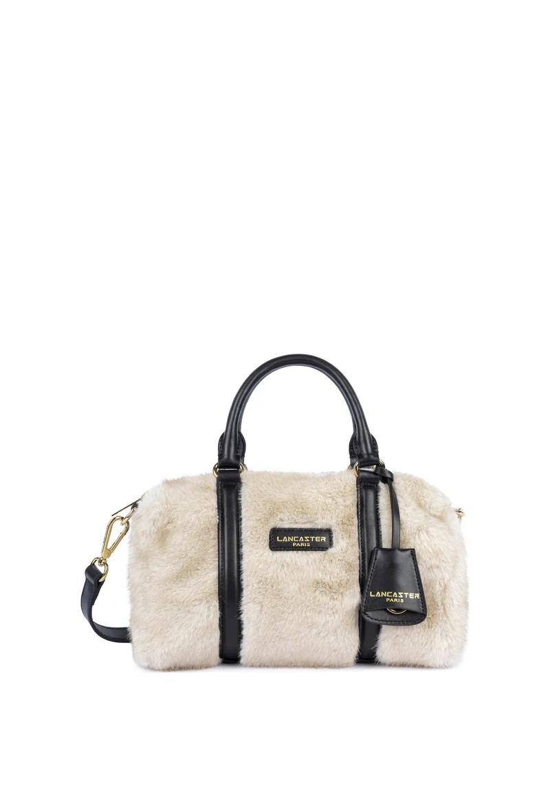 Lancaster Sac polochon Zippé M Moumoute Ecru - Noir