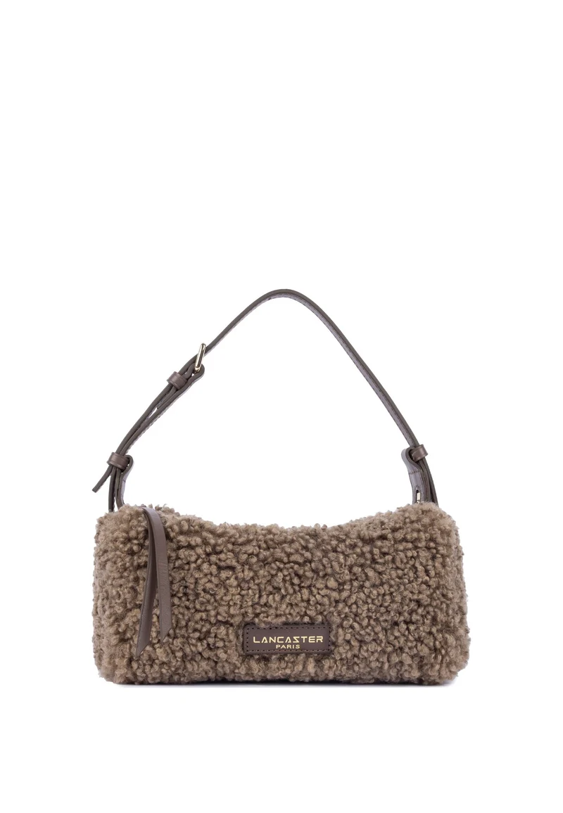 Lancaster Sac rectangle Zippé S Moumoute Marron