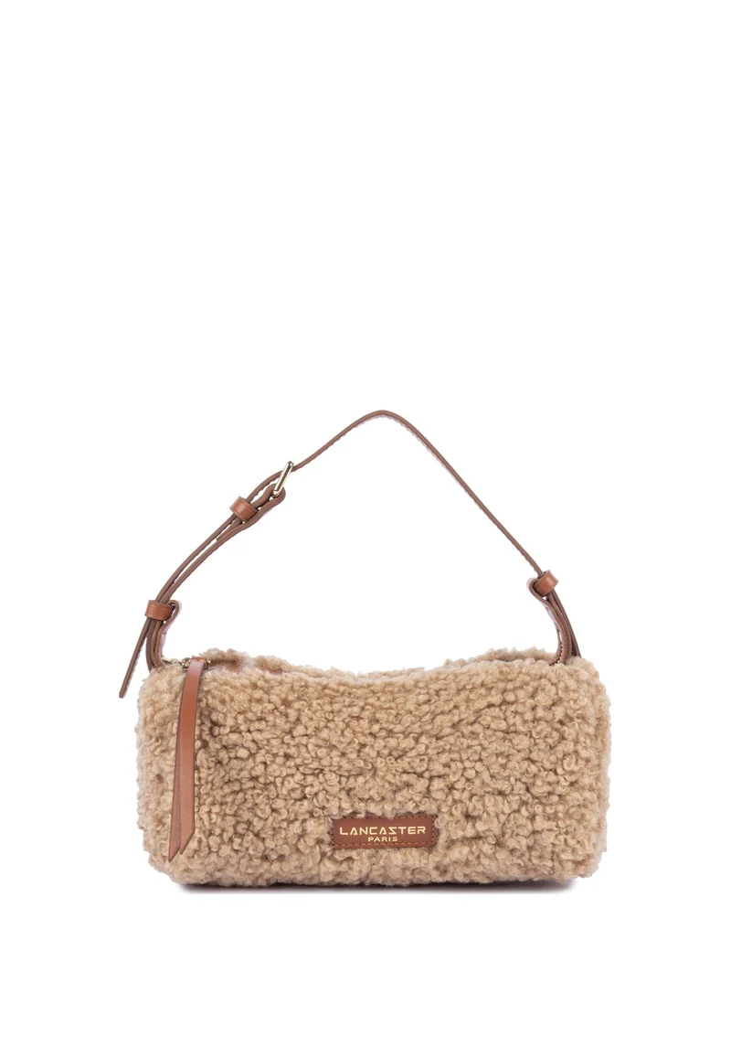 Lancaster Sac rectangle Zippé S Moumoute Cognac