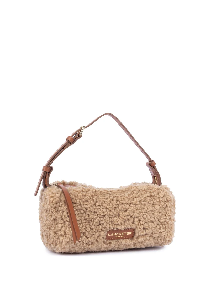 Lancaster Sac rectangle Zippé S Moumoute Cognac