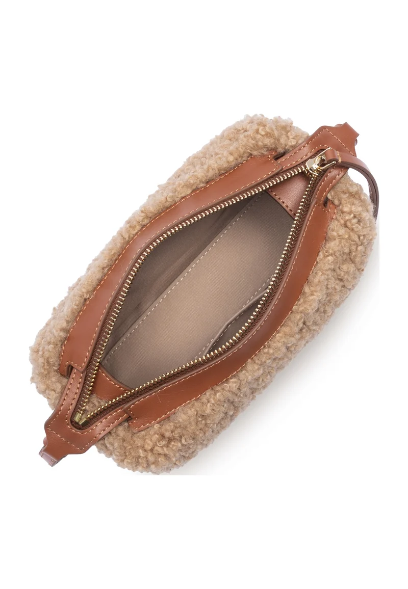 Lancaster Sac rectangle Zippé S Moumoute Cognac