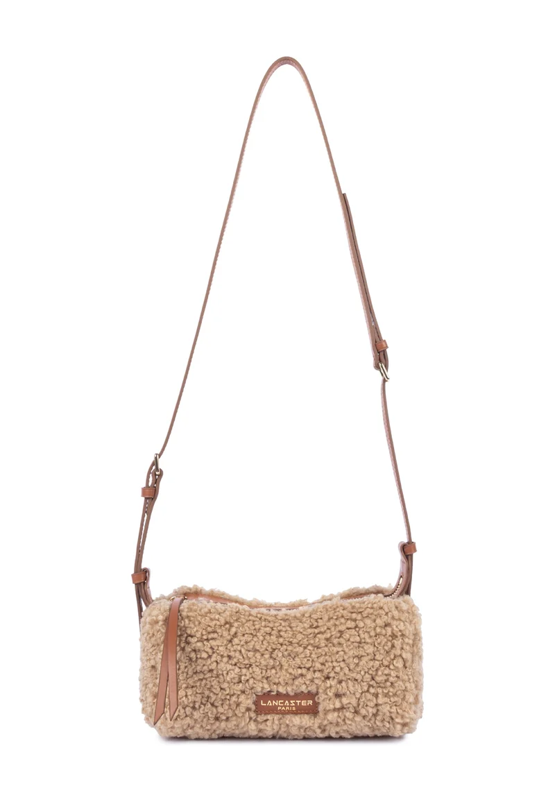 Lancaster Sac rectangle Zippé S Moumoute Cognac