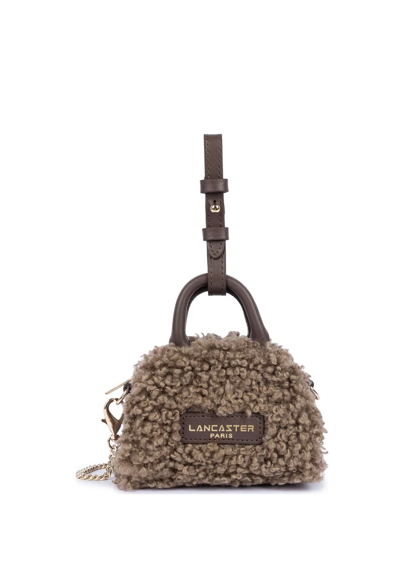 Lancaster Nano Sac à main Zippé Moumoute Marron